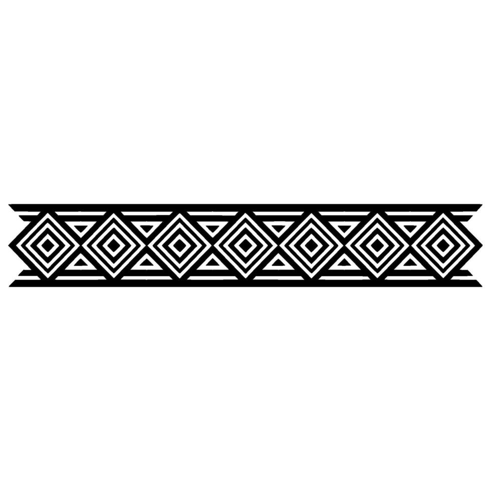 Geometric Border, Art Deco Pattern, Black White, Artdeco vector