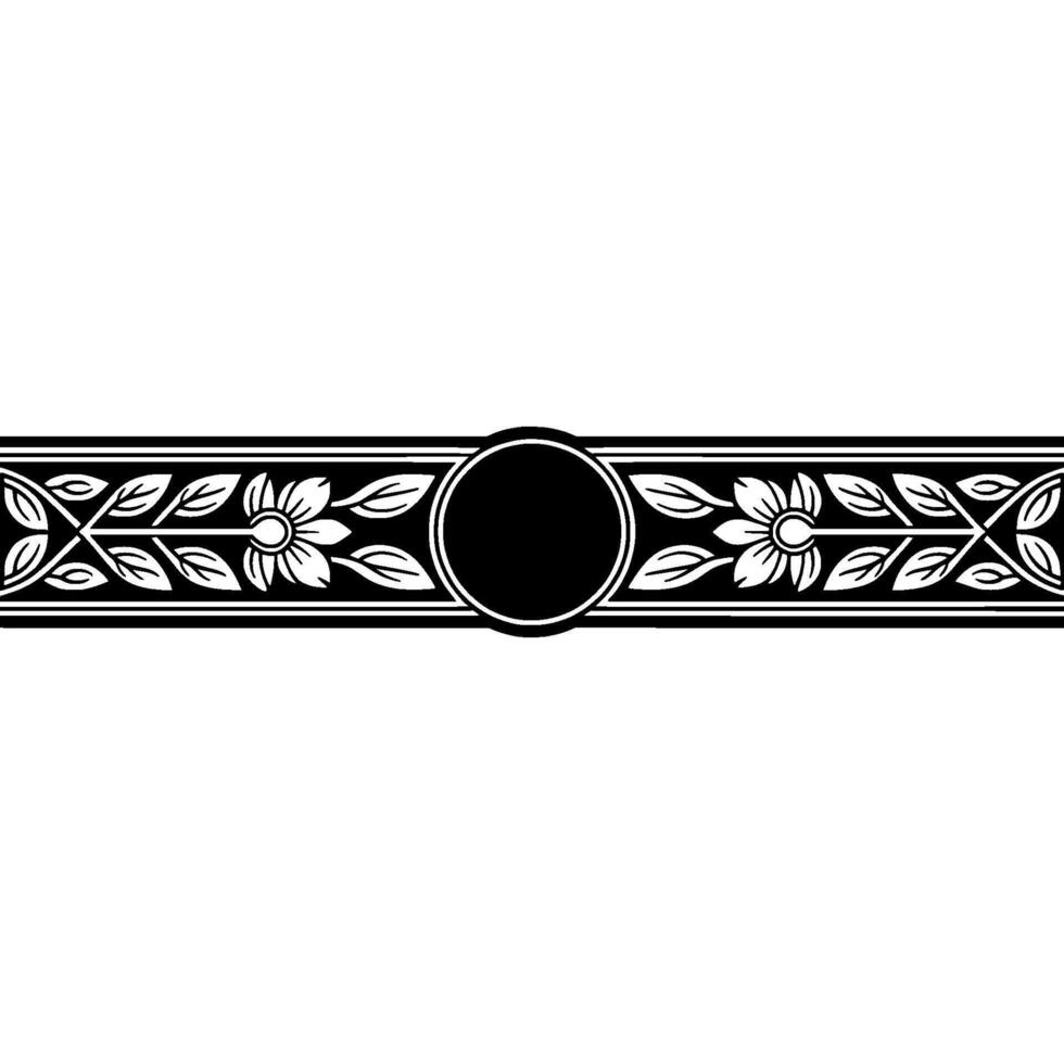 Elegant Art Deco Border, Vintage Element, Artdeco vector