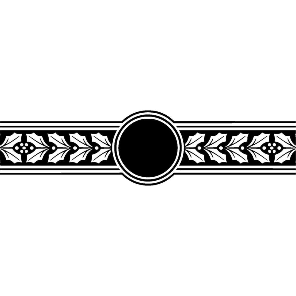 Elegant Winter Border, Festive Ornamentation, Snowflake Accent vector