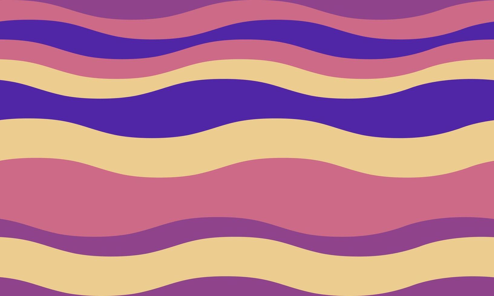 Abstract wavy stripes background. Perfect for website banners, social media graphics, and textile design. The calming pastel palette evokes feelings of serenity and joy. Use as a texture or pattern. vector