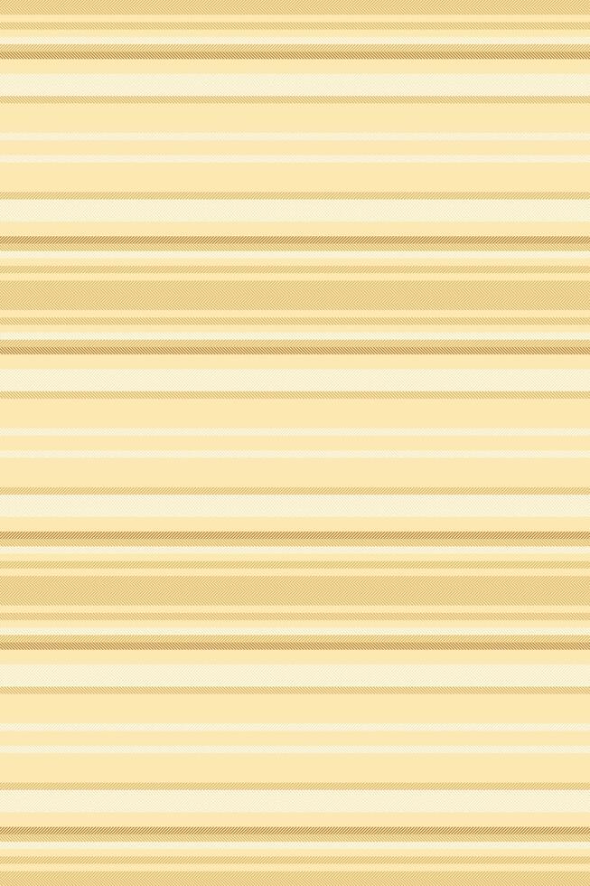 Ramask vertical seamless fabric, bed background texture. Vibbon pattern textile lines stripe in light and amber colors. vector