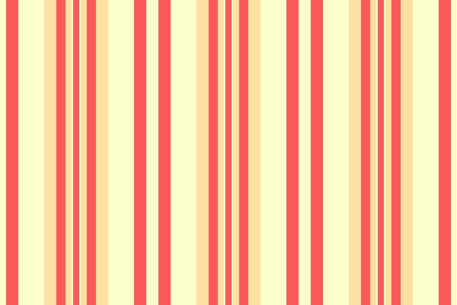 Striking striped pattern featuring red and beige vertical bands. Perfect for backgrounds, textiles, or bold graphic designs, adding visual rhythm and structure. vector