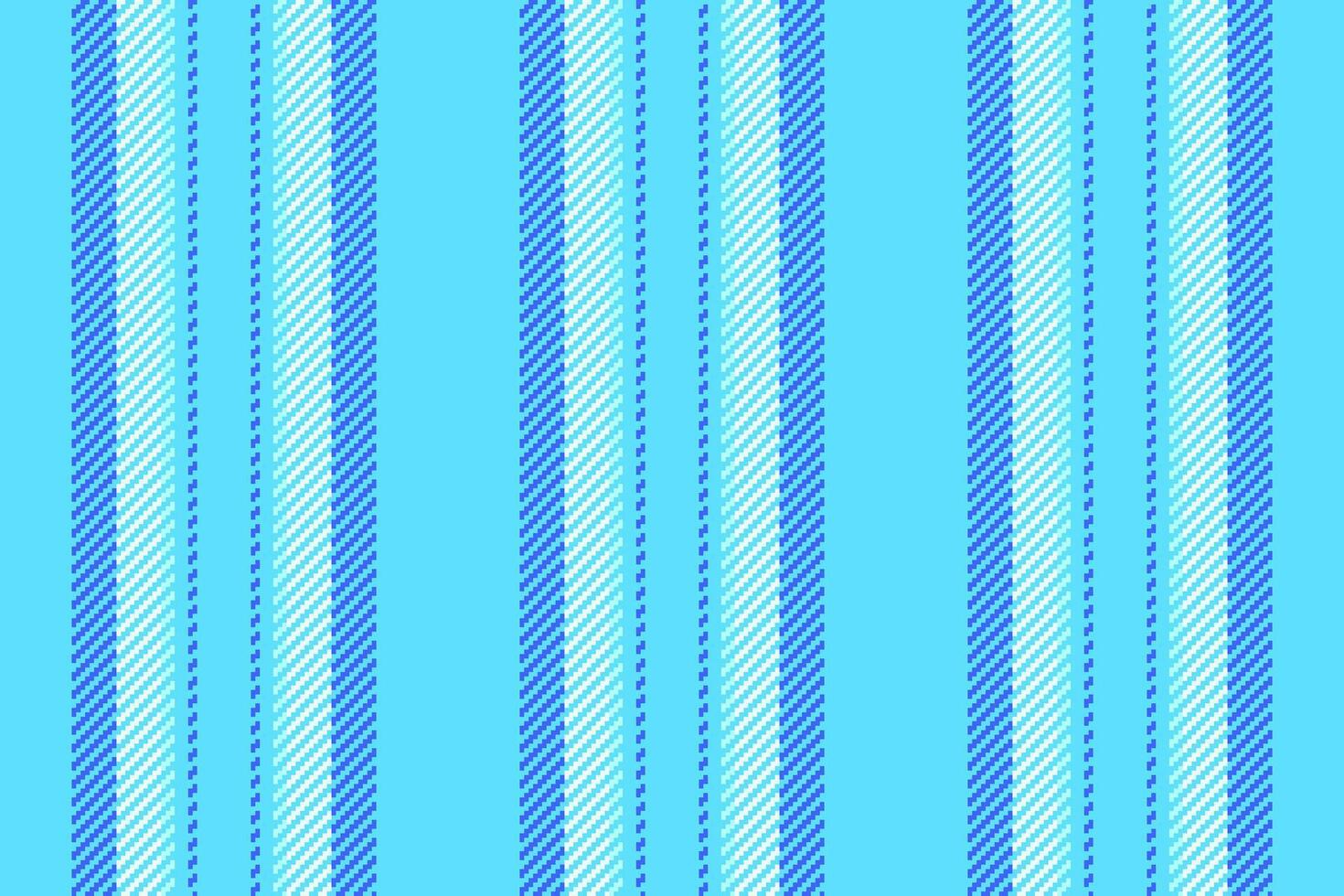 Aqua striped pattern. Seamless vertical lines in different shades of blue. Textile design or backdrop, conveys order, calm, and linear flow. Versatile modern. vector