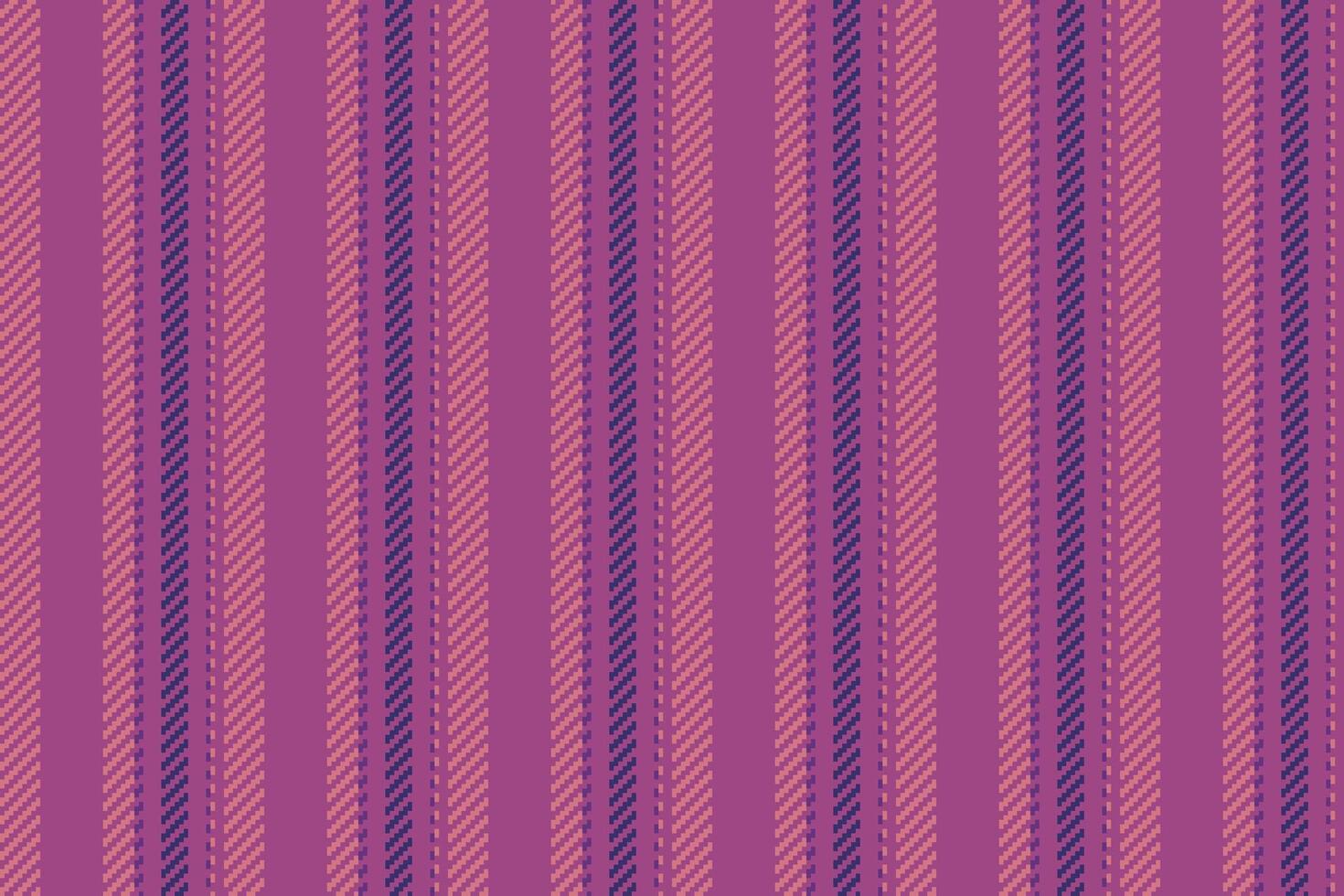 Fined pattern lines vertical, wide texture textile background. Pull seamless fabric stripe in pink and red colors. vector