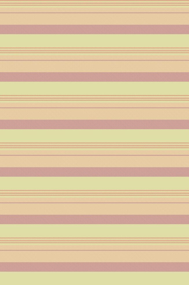 Straight fabric stripe background, random lines vertical . Presentation textile pattern seamless texture in light and orange colors. vector