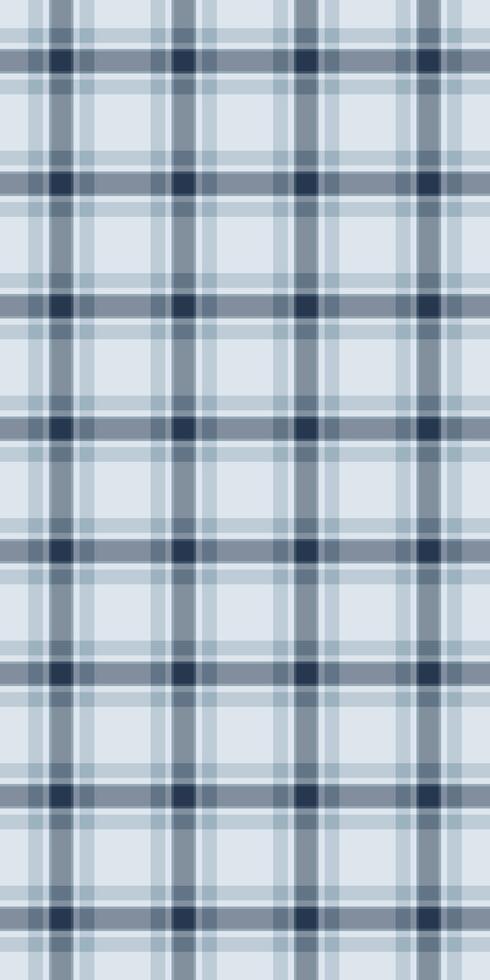 Subtle blue and gray plaid pattern. Perfect for backgrounds, textiles, or website design. Clean, minimalist aesthetic evokes calmness and sophistication. vector