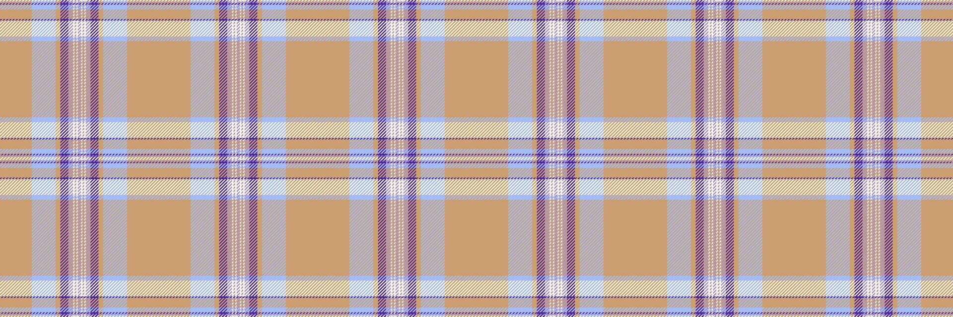 Subtle pastel plaid pattern. Perfect for textile design, website backgrounds, or scrapbooking. A calming, neutral texture with soft beige, lilac and white tones. vector