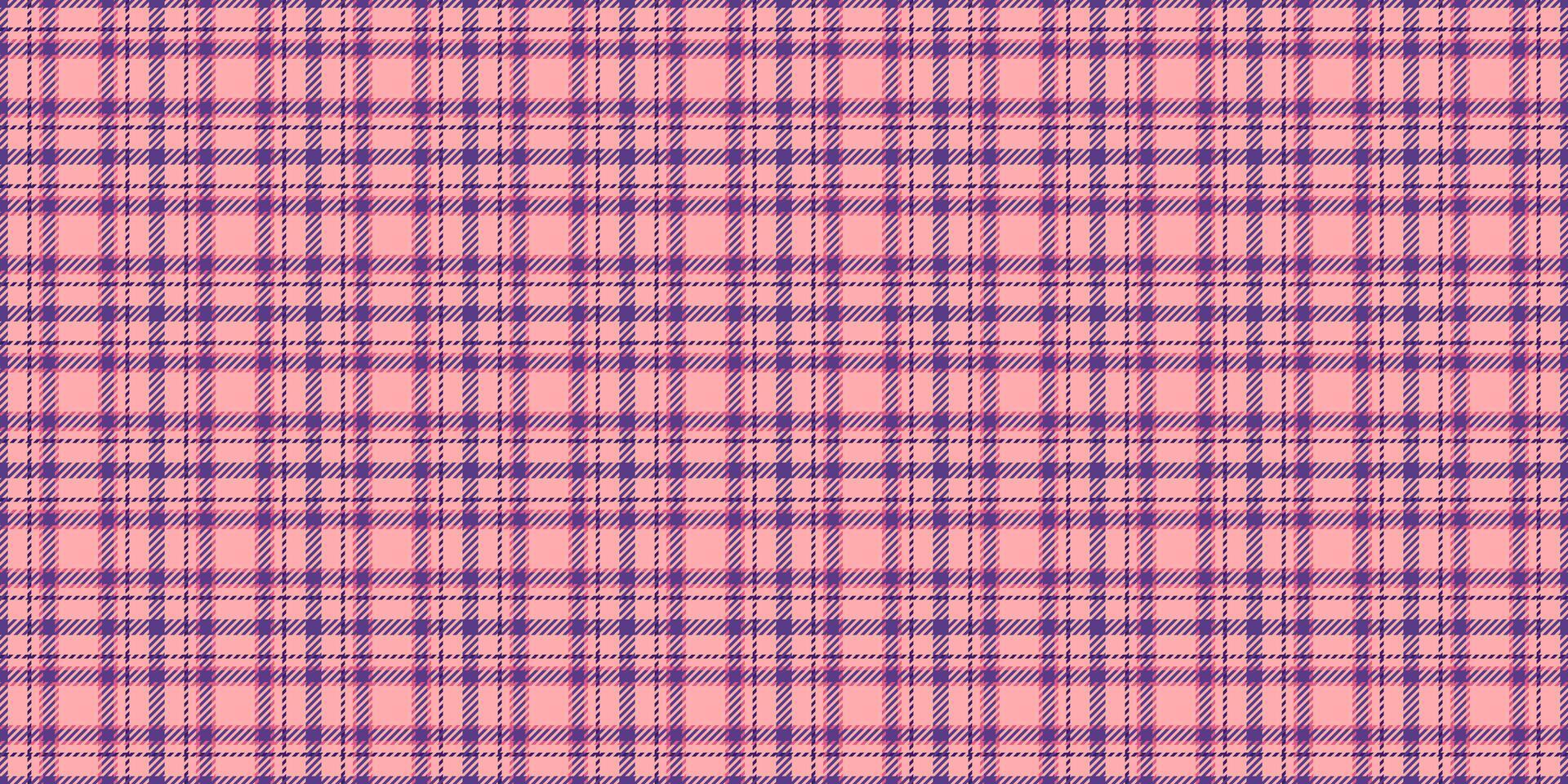 Feminine pattern seamless tartan, dining plaid check. Layout background texture fabric textile in red and violet colors. vector
