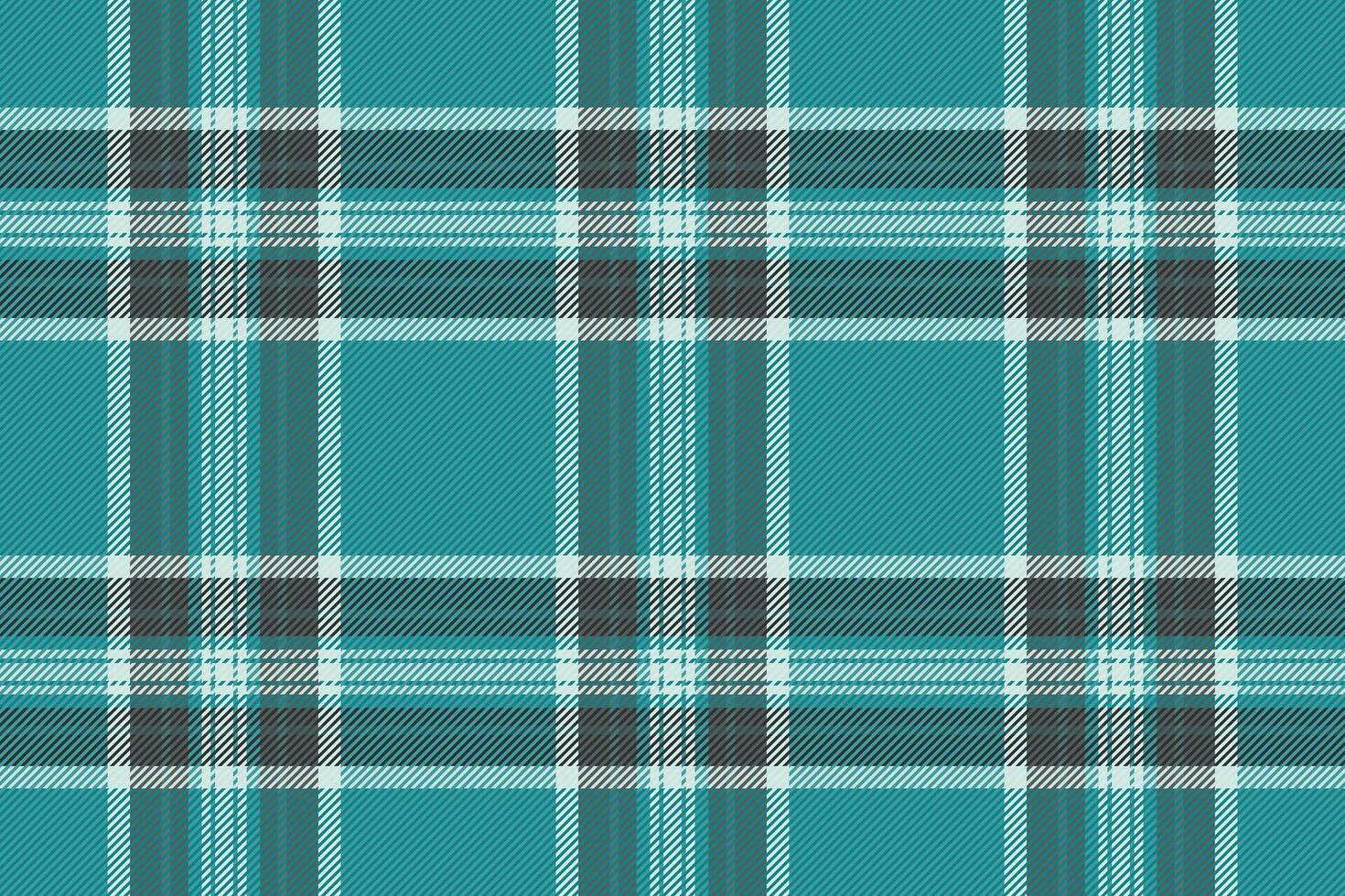 Elegant teal and gray plaid pattern. Perfect for textile design, fashion, home decor, and website backgrounds. This seamless texture evokes a sense of classic style and sophistication. vector