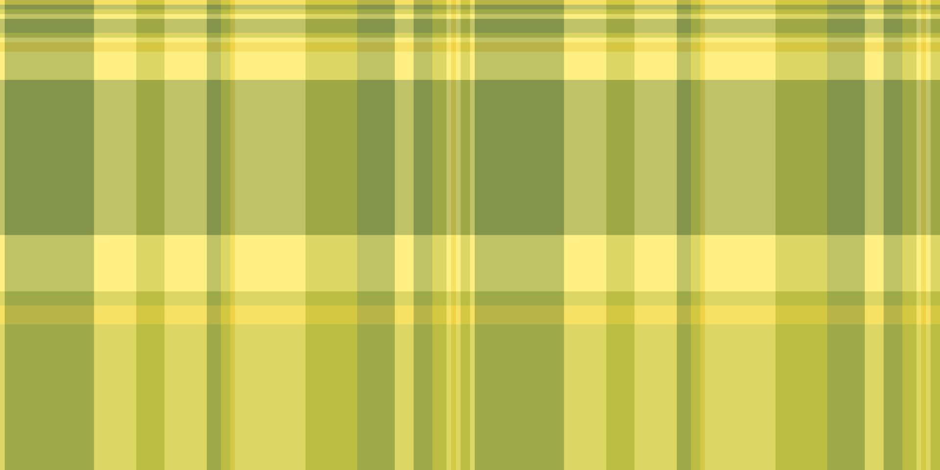 Africa textile fabric, argyle tartan seamless pattern. Twill check texture background plaid in lime and yellow colors. vector