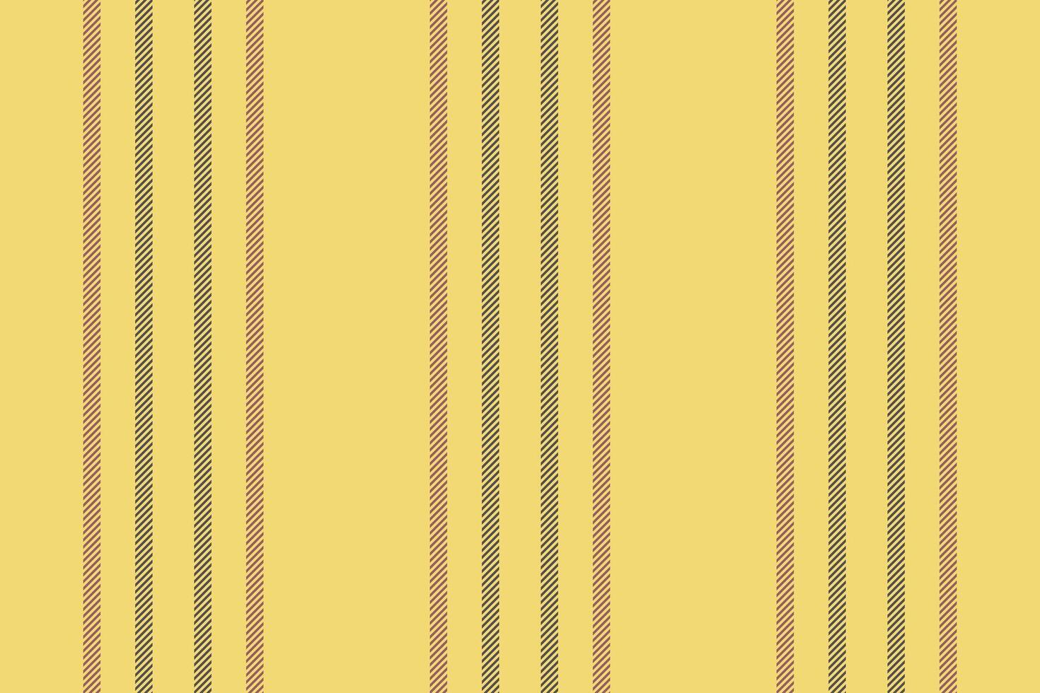 Rousehold lines seamless fabric, ragged background textile . Vather vertical stripe pattern texture in yellow and grey colors. vector