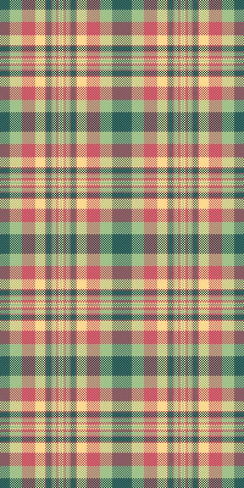 A vibrant seamless plaid pattern in muted autumnal tones. Perfect for textile design, website backgrounds, or seasonal branding. vector
