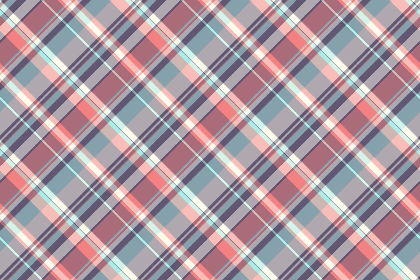 Classic plaid pattern. Soft, muted colors create a calming and versatile backdrop. Ideal for textiles, design elements, or adding a touch of cozy texture. vector