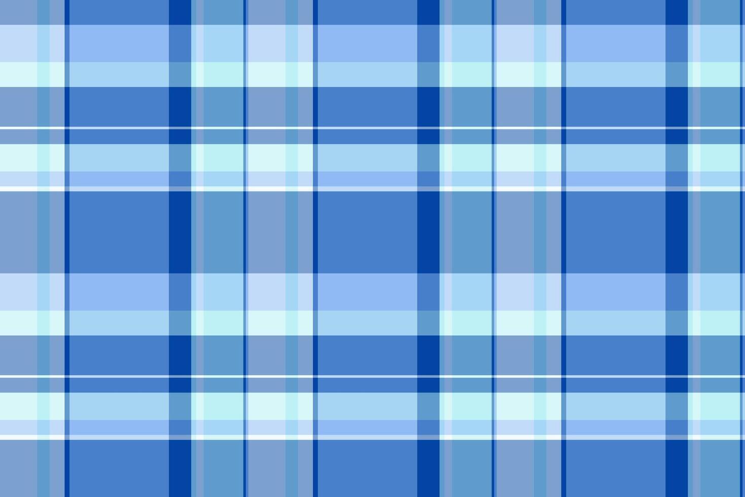 Stylish blue plaid pattern. Modern textile design. Suitable for backgrounds, fabrics, digital arts, and print projects. Clean and contemporary. vector
