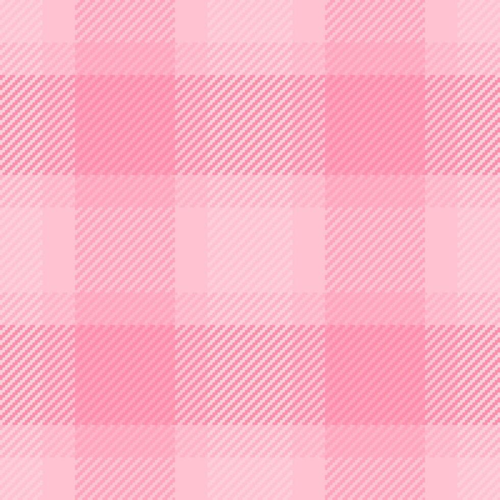 Delicate pink gingham pattern. Subtle texture and soft color palette create a gentle, feminine aesthetic. vector