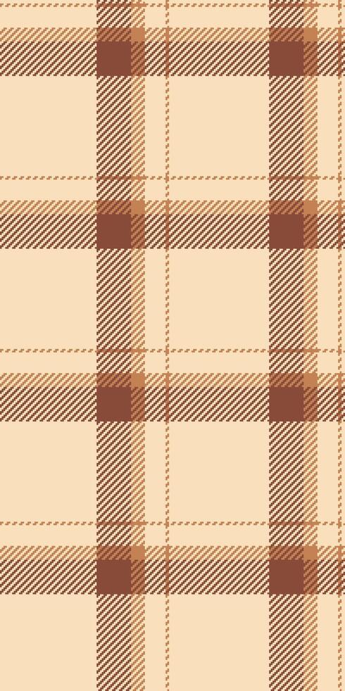 Model plaid check, modern pattern seamless background. Purity fabric tartan texture textile in light and red colors. vector