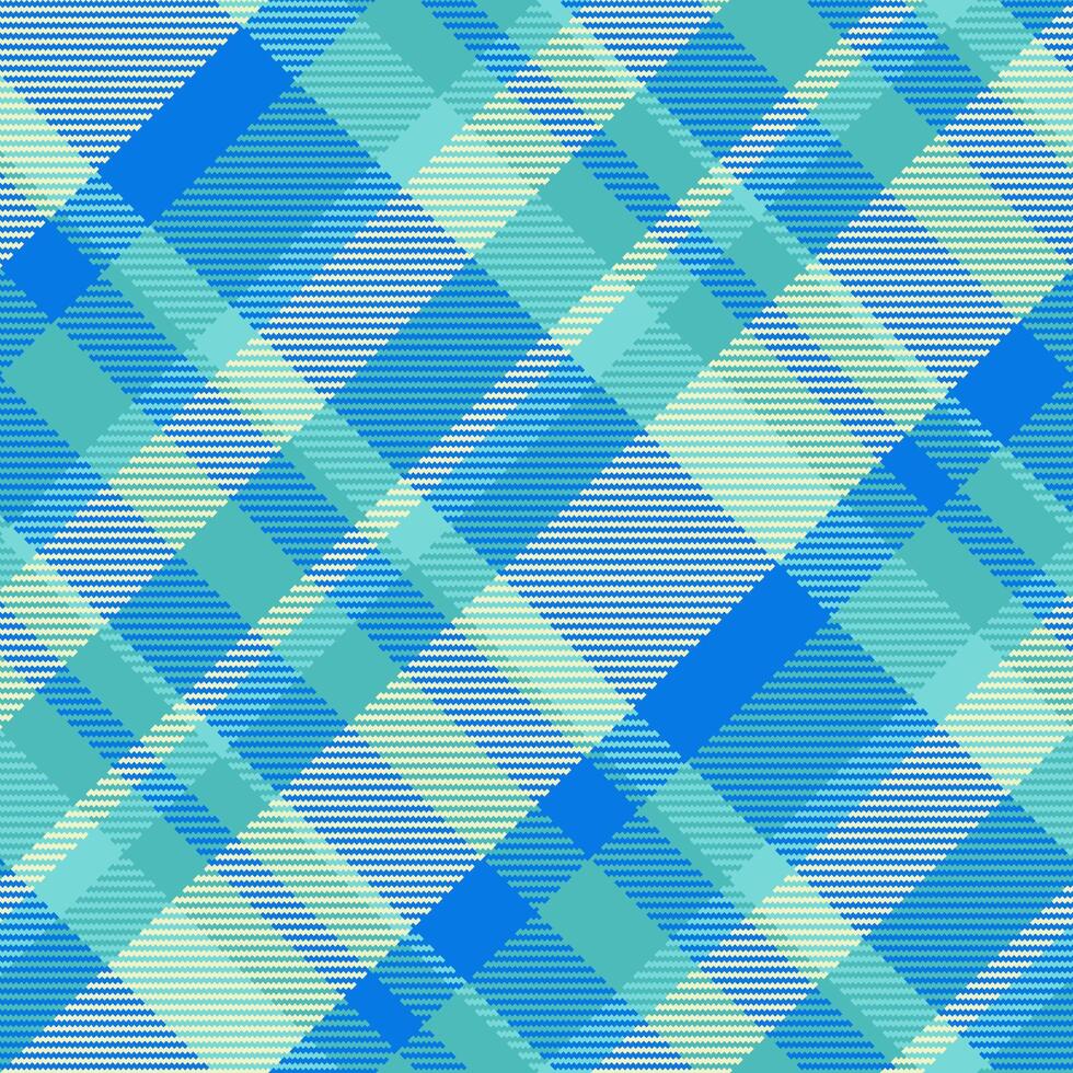 Cool blue plaid pattern, textile design. Perfect for backgrounds, apparel, or graphic projects needing a classic, textured touch. Versatile and adaptable. vector