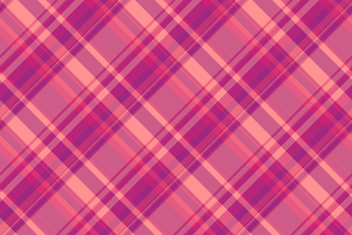 Elegant pink and purple diagonal plaid pattern. Perfect for textile design, fashion, websites, and branding. This soft, sophisticated texture evokes feelings of warmth and style. vector