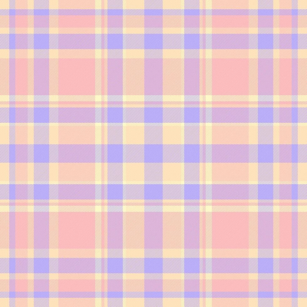 Pastel plaid pattern. Soft, delicate colors create a gentle, feminine design ideal for textile prints, website backgrounds, or scrapbooking. vector