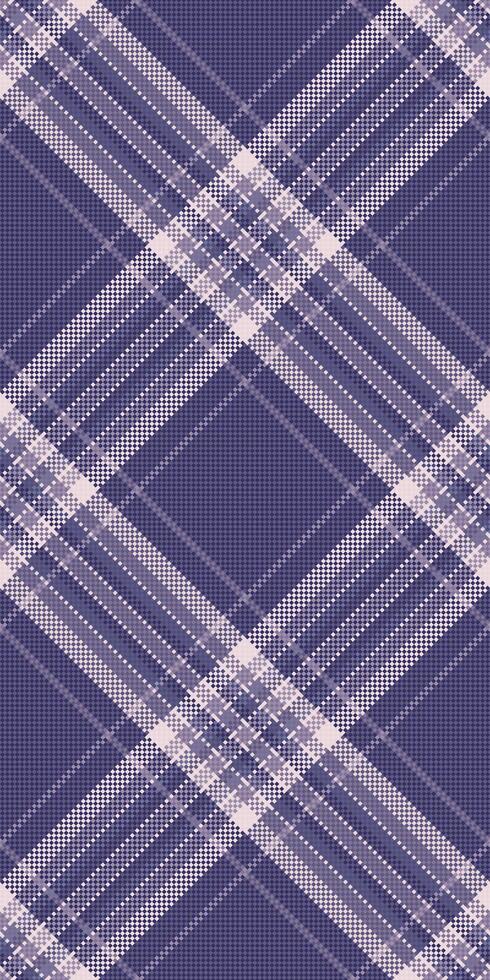 Elegant purple and lilac plaid pattern, perfect for textile design, fashion, or website backgrounds. Subtle texture creates a sophisticated and timeless feel. vector