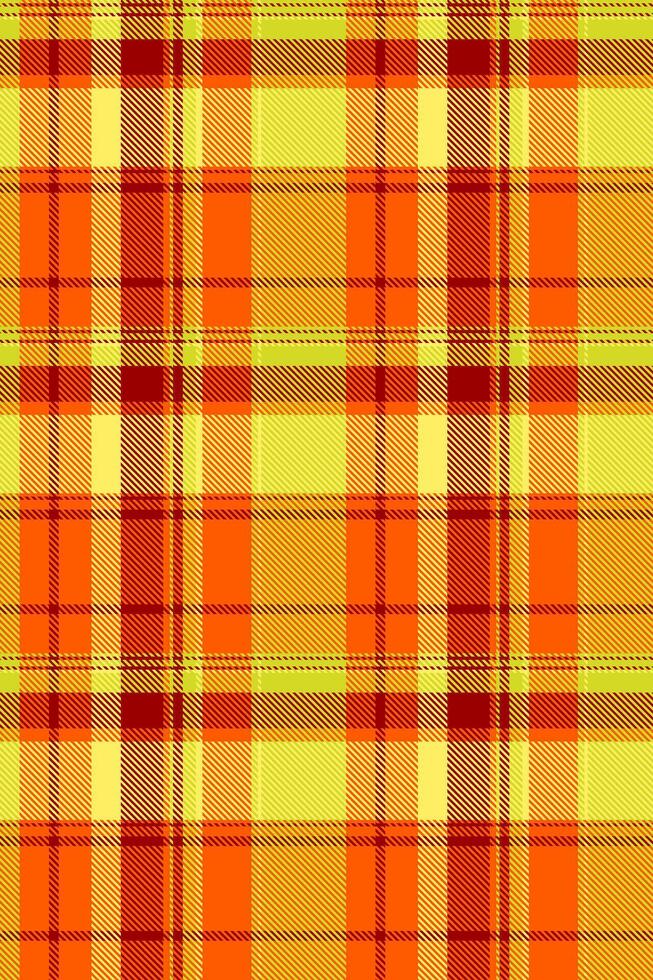 Rectangle seamless check , uk fabric pattern texture. National plaid textile tartan background in bright and lime colors. vector