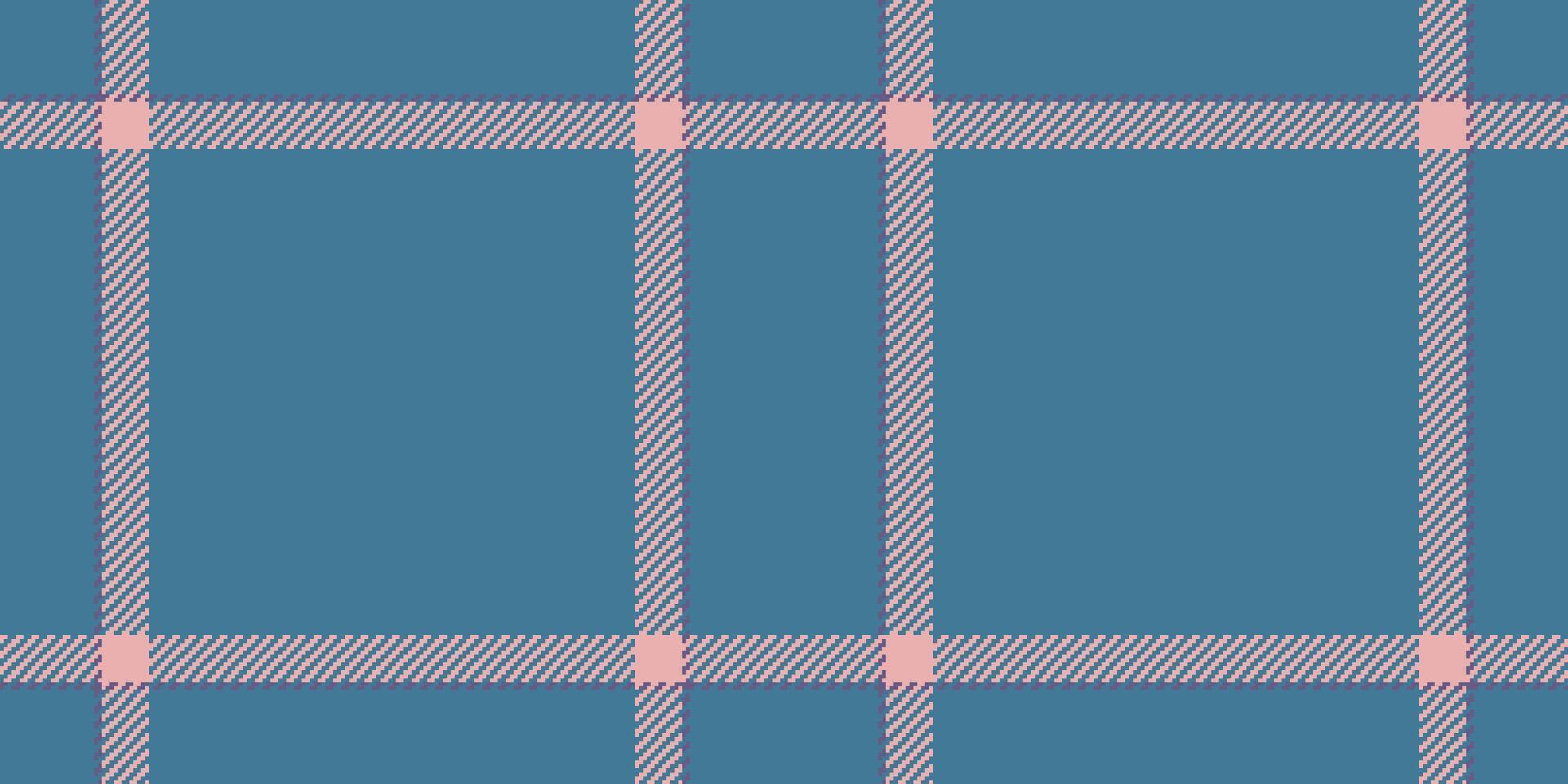 Elegant teal and blush pink plaid pattern. Perfect for textile designs, website backgrounds, or any project needing a touch of sophisticated style. vector