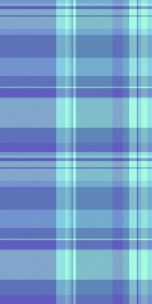 Beautiful pattern check, occupation plaid fabric background. Rag tartan textile seamless texture in indigo and blue colors. vector