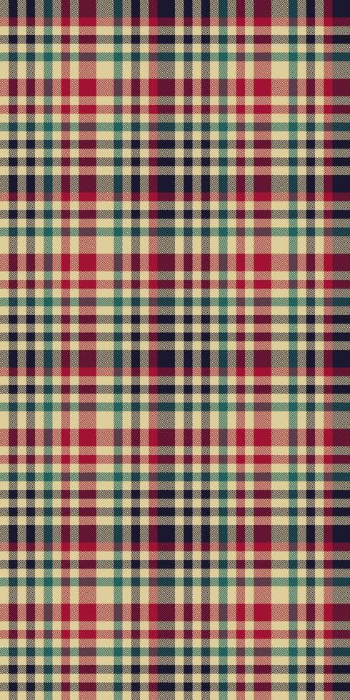 Vivid plaid pattern , guy seamless check fabric. Grungy background tartan texture textile in light and dark colors. vector