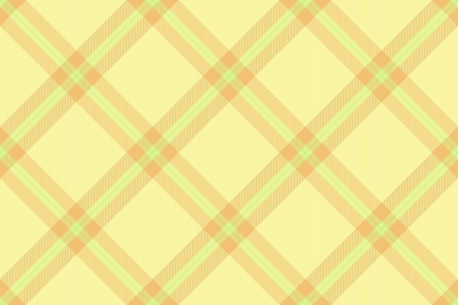 Pastel plaid pattern. Soft, delicate diamond check design in peach and lime. Ideal for springsummer projects, textiles, packaging, or website backgrounds. Evokes feelings of warmth and tranquility. vector