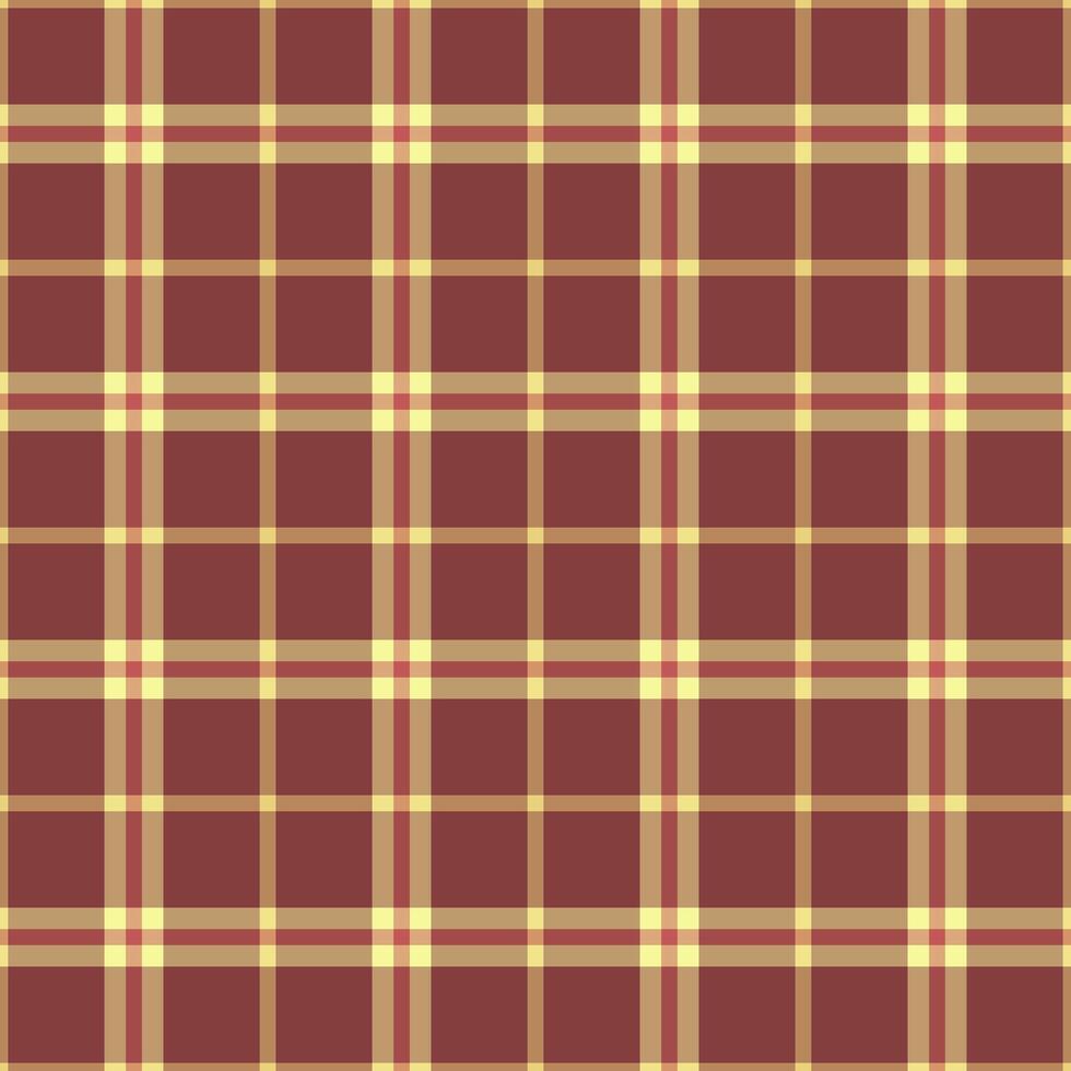 Classic plaid pattern in warm hues. Seamless design perfect for backgrounds, textiles, and digital art projects. Adds a touch of cozy elegance. vector