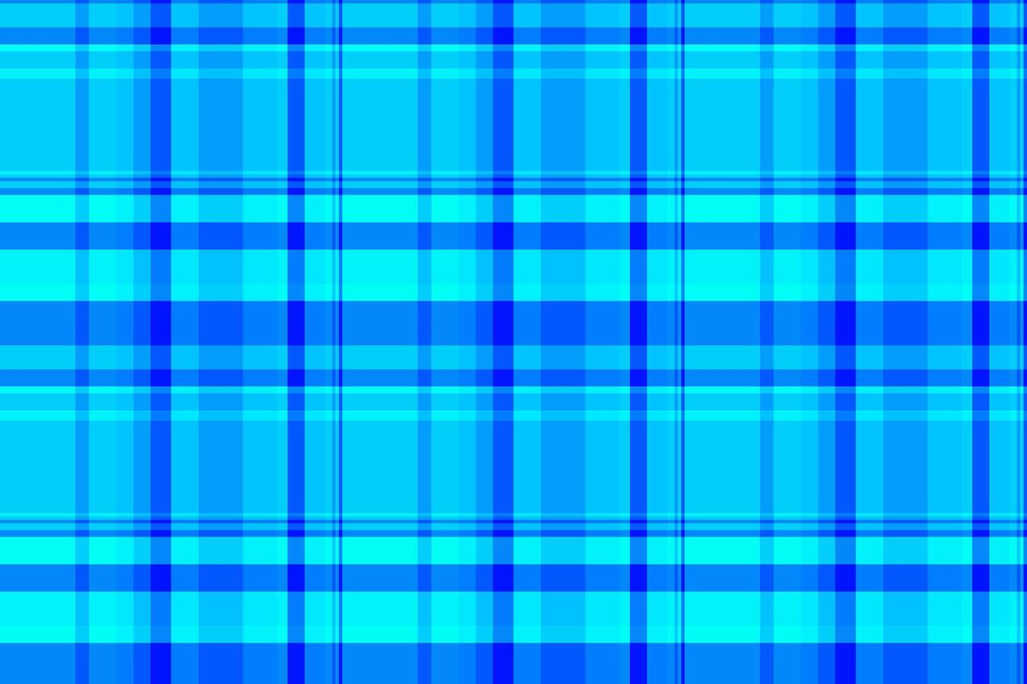 Horizon pattern texture textile, gift card tartan seamless plaid. Handsome background fabric check in bright and deep sky blue colors. vector