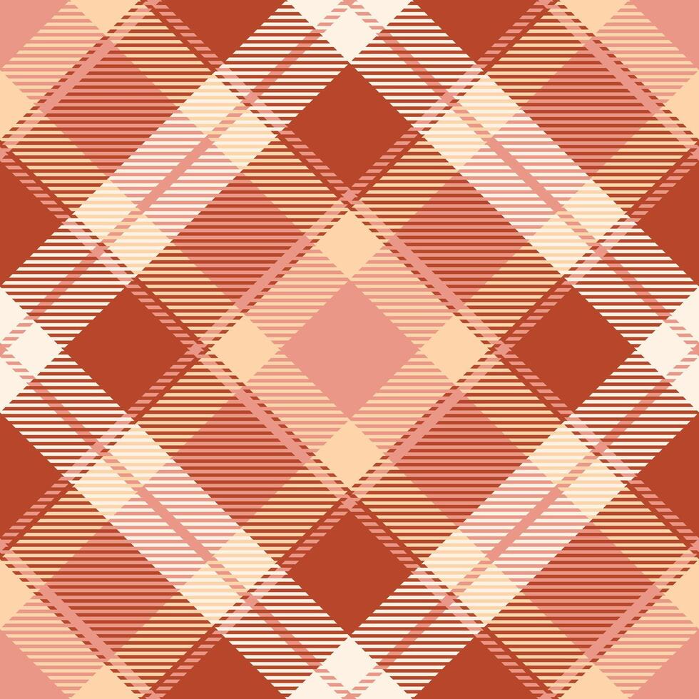 Elegant warmtoned plaid pattern. Perfect for autumnal designs, textile prints, or website backgrounds. The intersecting lines and soft color palette create a sophisticated and inviting feel. vector