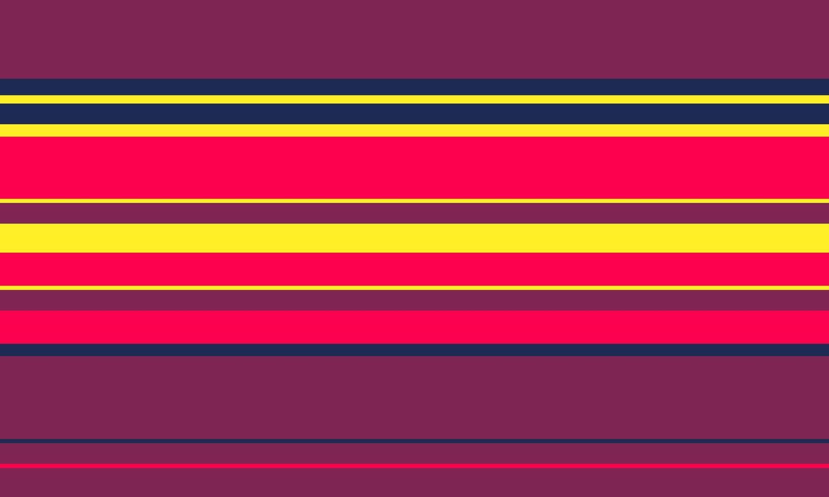 Vibrant horizontal stripes in bold red, yellow, and dark purple create a dynamic, modern abstract background. Ideal for website banners, social media graphics, or as a stylish texture overlay. vector