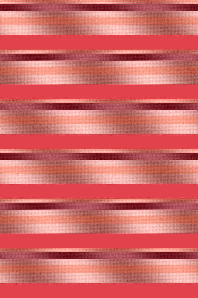 Srabic texture vertical lines, internet pattern background. Bala textile seamless stripe fabric in red and antique white colors. vector