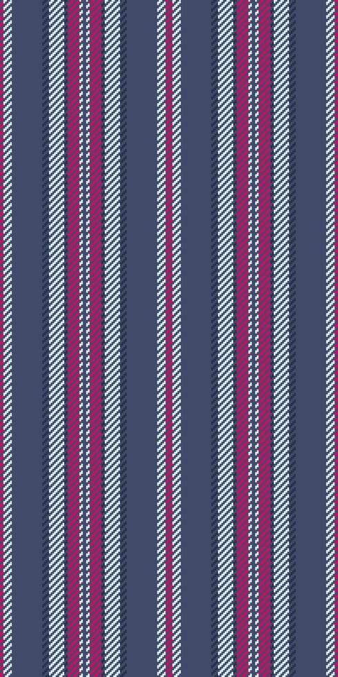 Many seamless vertical stripe, britain background lines. Curve fabric texture textile pattern in blue and light colors. vector