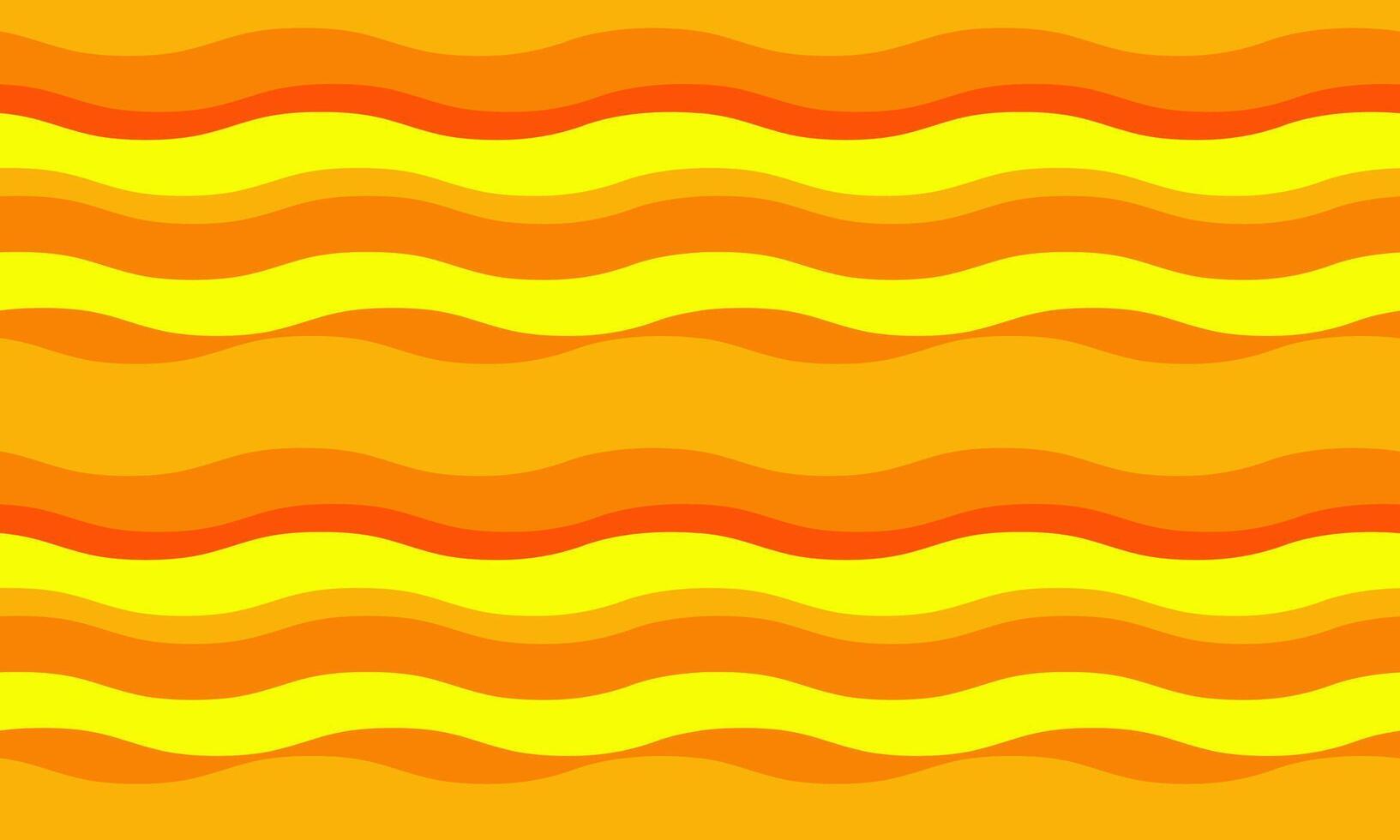 Vibrant, wavy abstract background in sunny orange and yellow hues. Perfect for website banners, textile prints, or cheerful, summery designs. Evokes warmth, energy, and optimism. vector