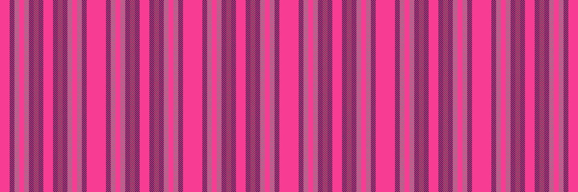 Harmony lines seamless, national texture vertical background. Dining room pattern fabric stripe textile in pink and dark colors. vector