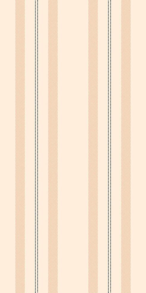 Elegant peach and cream vertical stripes pattern. Perfect for textile design, wallpaper, website backgrounds, or packaging. vector