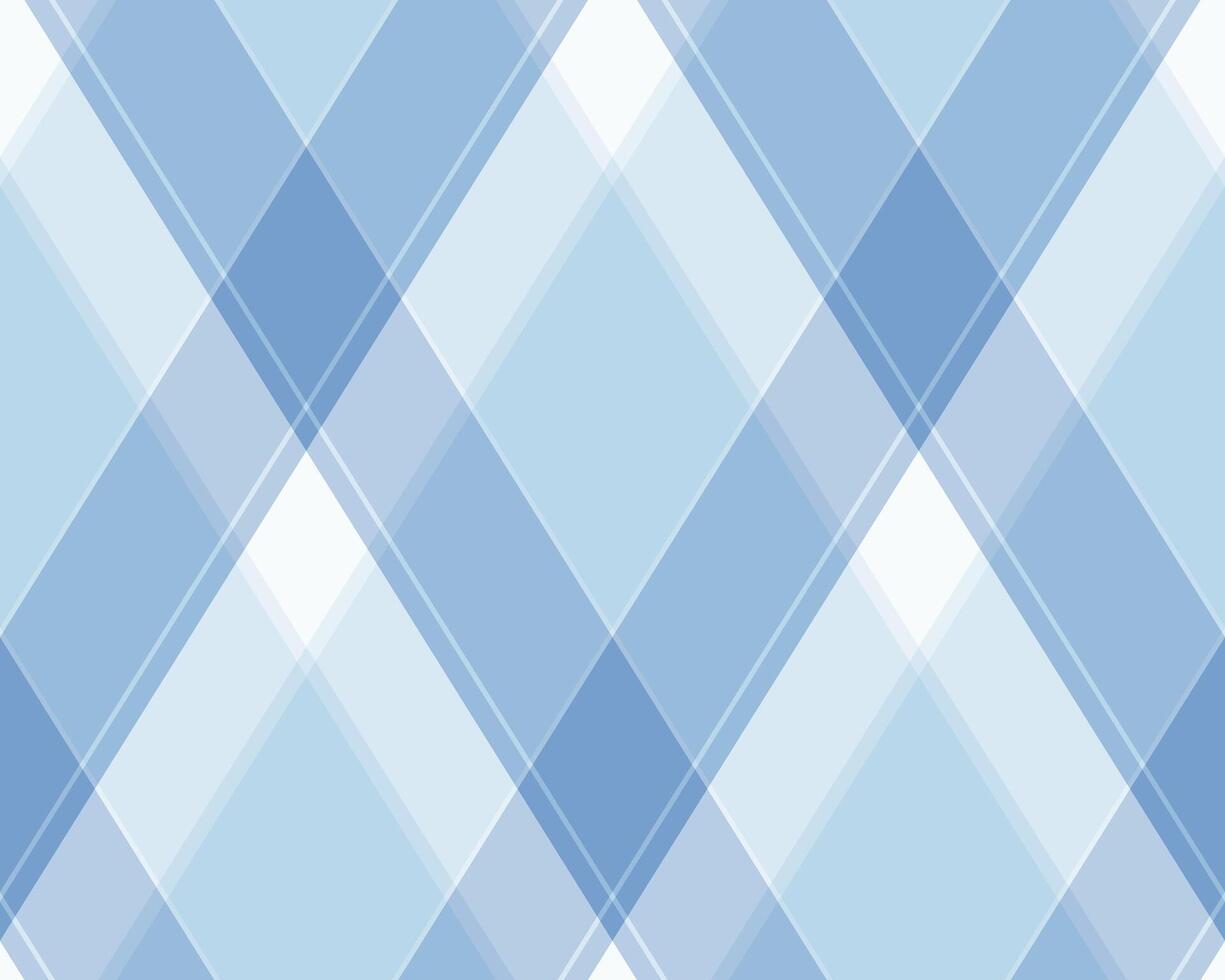 Serene blue and white diagonal plaid pattern. Perfect for backgrounds, textile designs, or web projects needing a calming, sophisticated aesthetic. vector