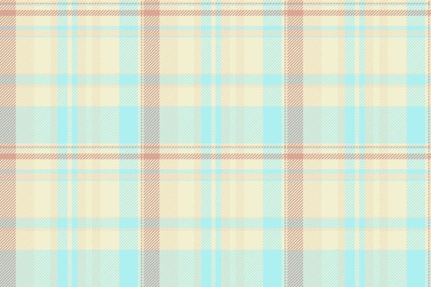 Pastel plaid pattern background. Soft, calming colors create a gentle, minimalist aesthetic perfect for website banners, textile designs, or stationery. Evokes feelings of serenity and tranquility. vector