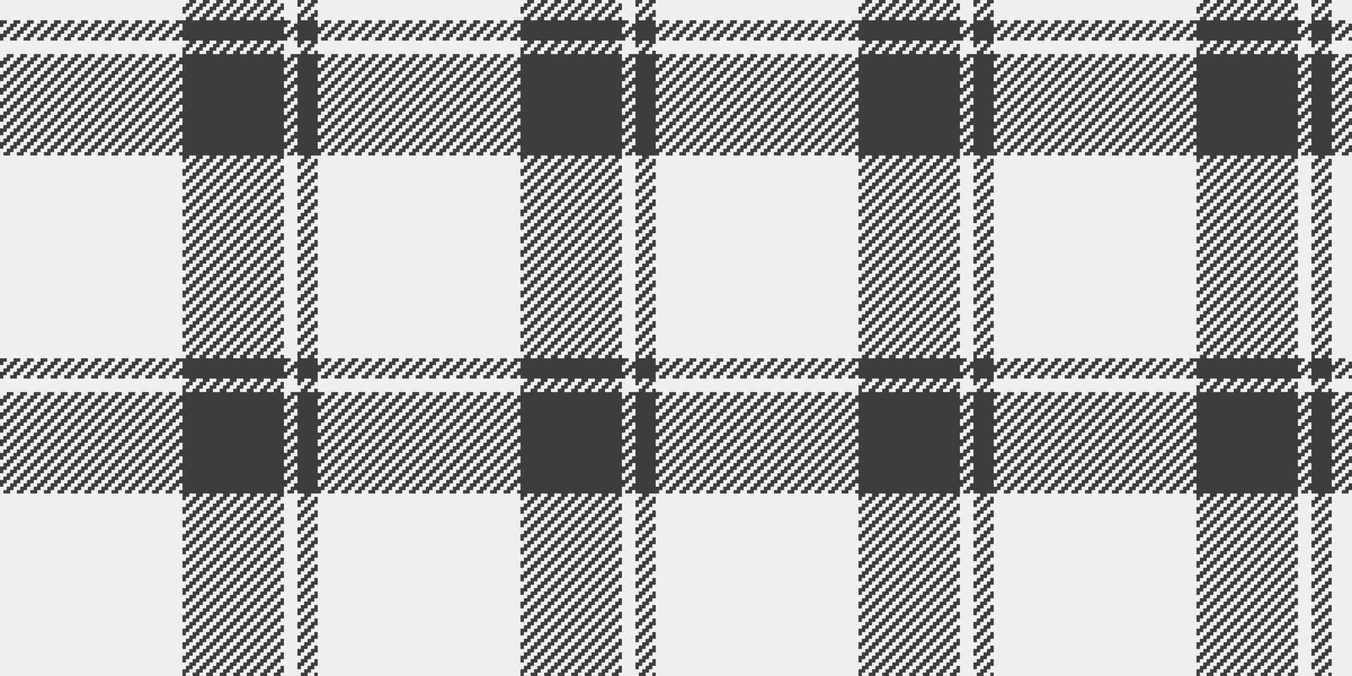 Classic black and white plaid pattern. Perfect for textile design, website backgrounds, or any project needing a timeless, sophisticated texture. vector