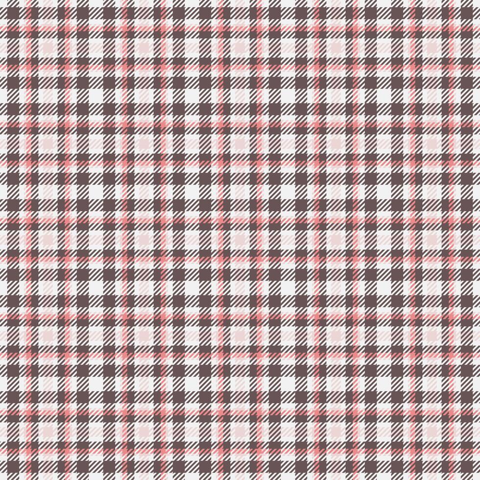 Subtle pink and brown plaid pattern. Perfect for textile design, fashion, or website backgrounds. The soft color palette evokes feelings of warmth and comfort. vector