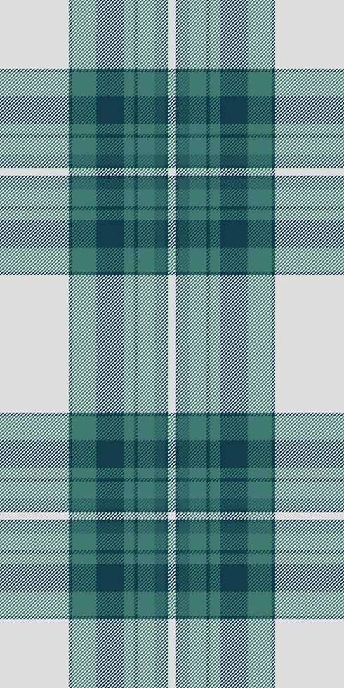 Elegant teal and gray plaid pattern. Perfect for textile design, apparel, or website backgrounds. Subtle yet sophisticated, this seamless texture evokes feelings of calm and sophistication. vector