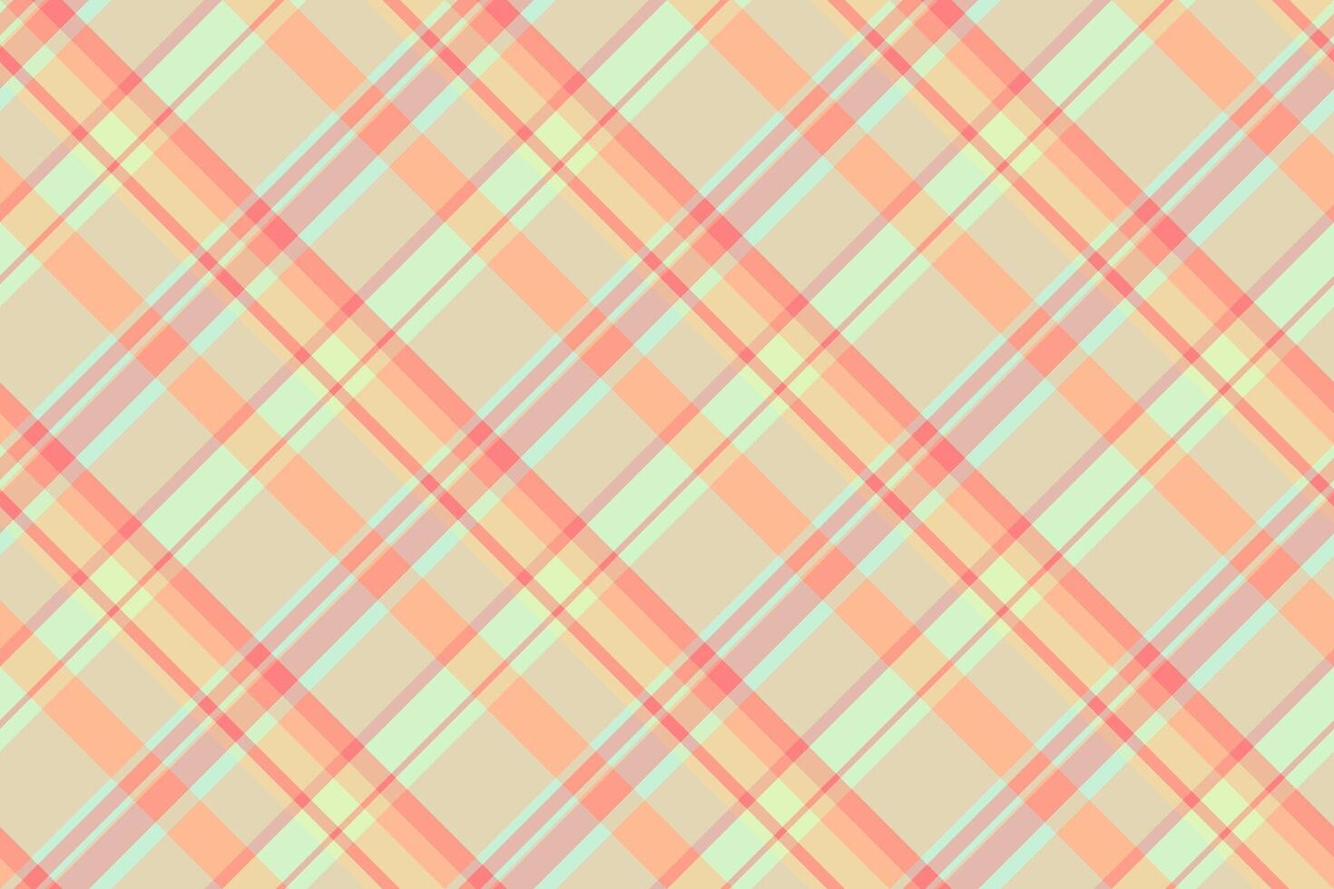 Multi background plaid, lovely seamless texture textile. Layered tartan fabric pattern check in light and red colors. vector