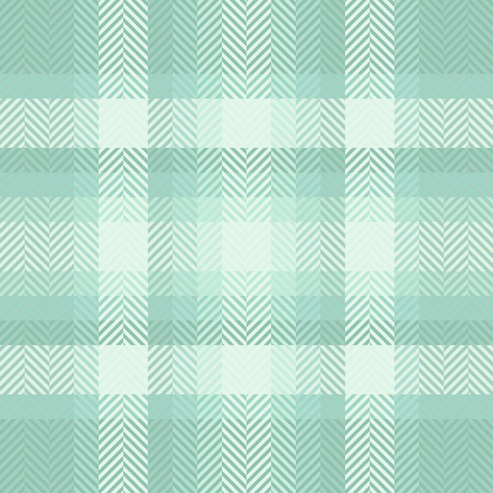 Subtle mint green herringbone check pattern. Elegant and versatile design perfect for backgrounds, textiles, or website design. A sophisticated texture with a calming aesthetic. vector
