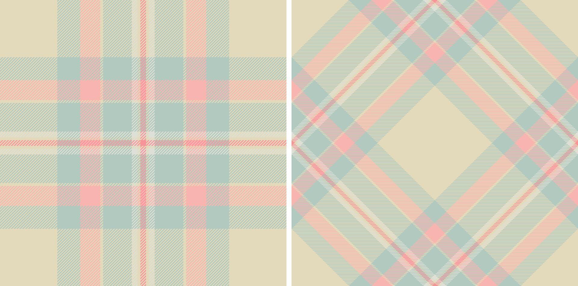 Pastel plaid patterns, perfect for textile design, fashion, or website backgrounds. These soft, versatile checks offer a calming aesthetic, ideal for branding or creating a gentle, feminine feel. vector