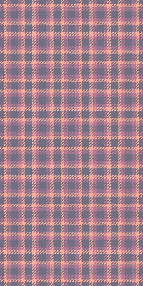 Subtle peach and mauve plaid pattern. Perfect for textile design, website backgrounds, or crafting projects. This versatile image evokes warmth and comfort, ideal for autumn or spring themes. vector
