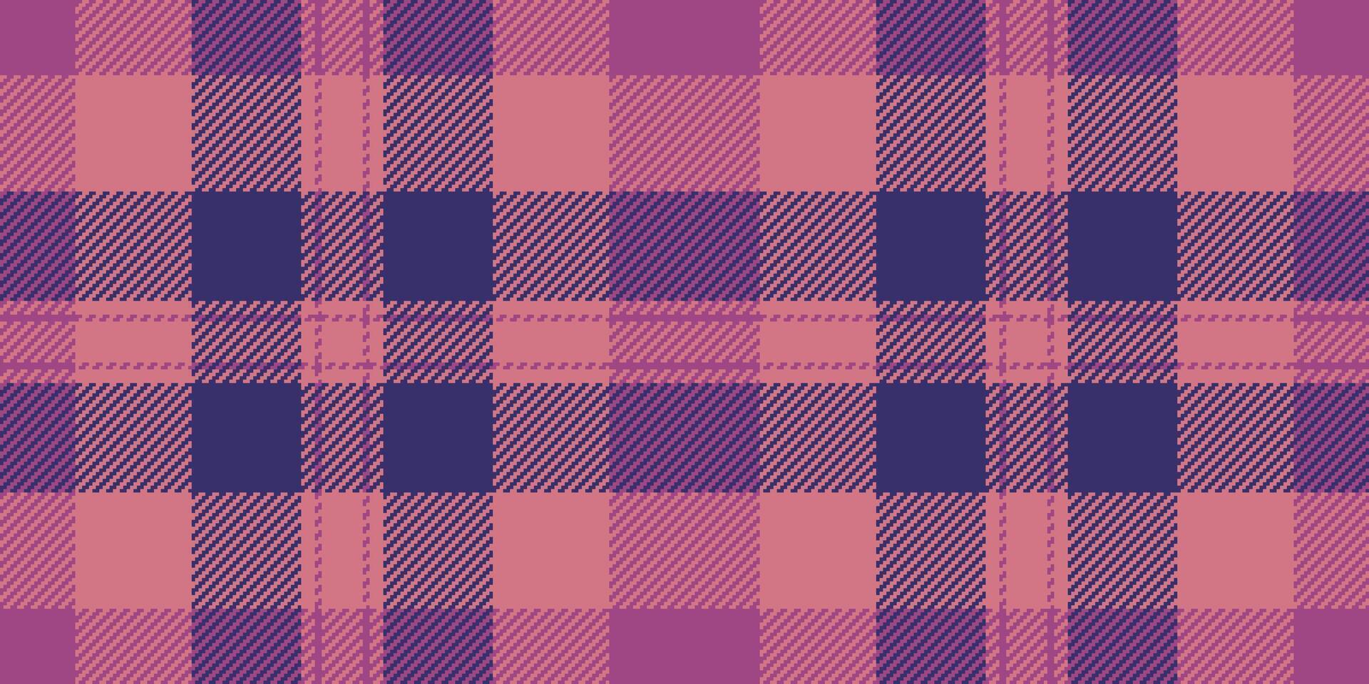 Elegant pink and purple plaid pattern. Perfect for textile design, fashion, websites, or branding. Subtle texture and repeating design offers versatility. vector