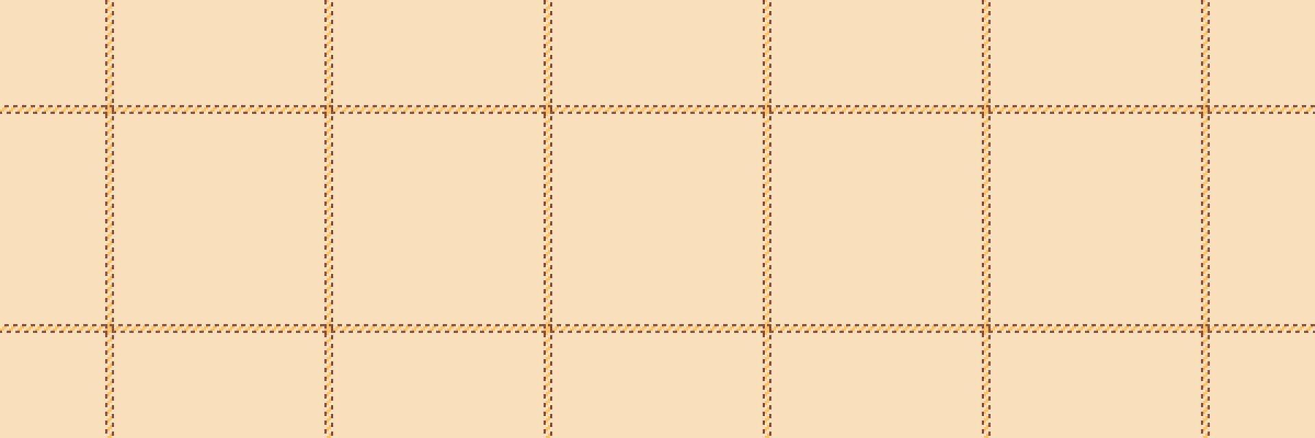 Subtle beige grid pattern, reminiscent of stitched fabric or handdrawn lines. Elegant, minimalist design ideal for backgrounds, textures, or website layouts. vector