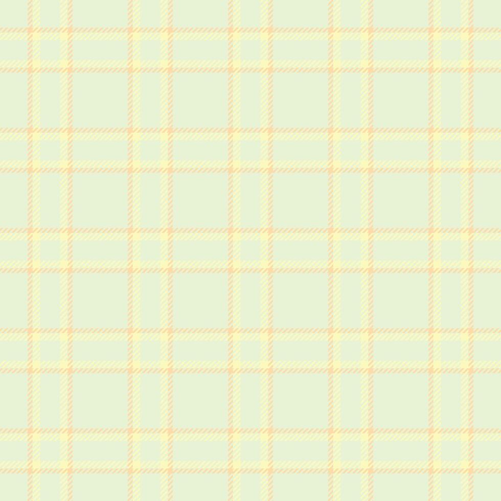 Variation fabric texture seamless, summer plaid tartan. Place pattern check textile background in light and navajo white colors. vector